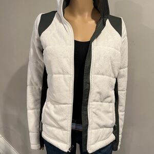 Columbia Sportswear Company Women's White and charcoal, gray/green Puffer Jacket